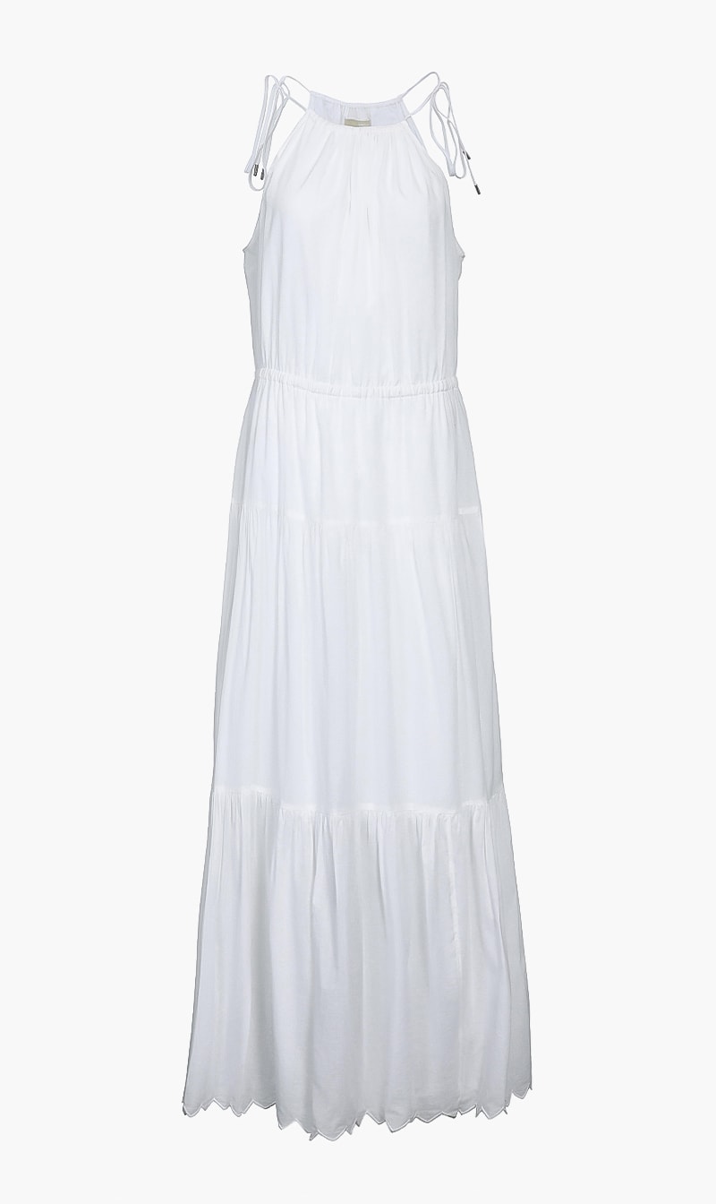 

Michael Kors White Lawn Halter Dress for Women | The Deal Outlet
