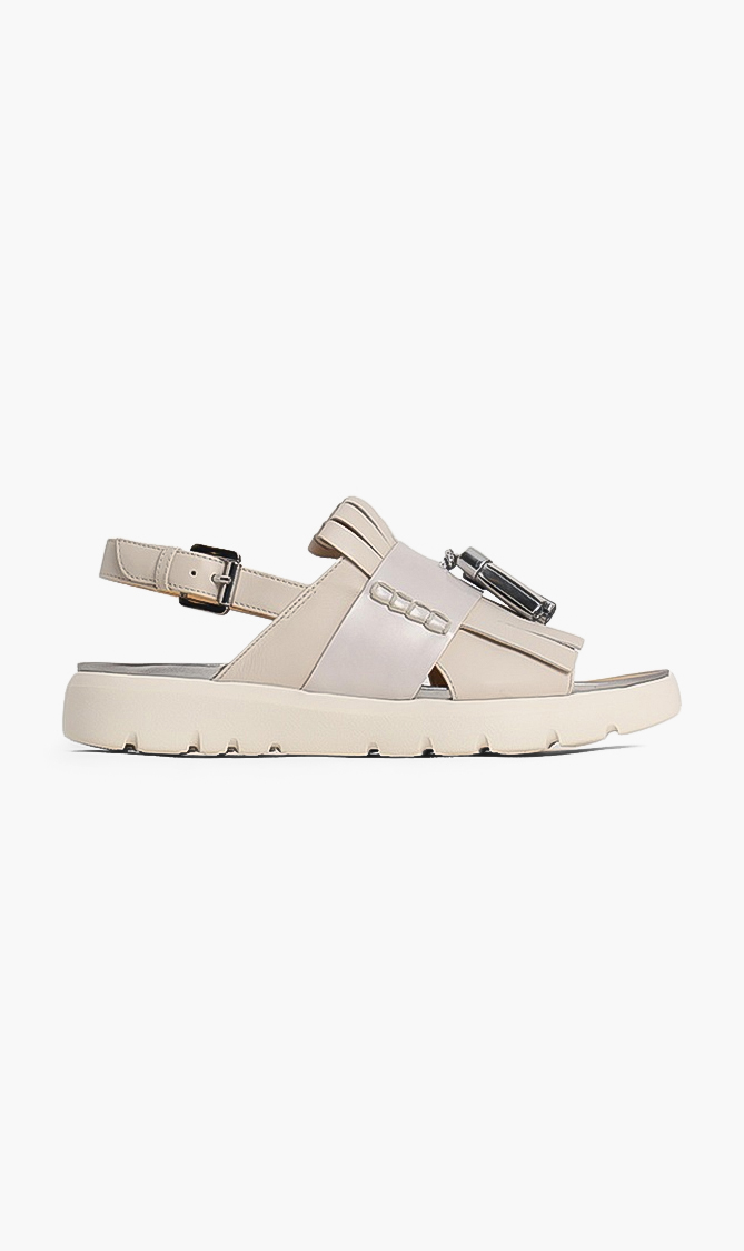 

Geox Amalitha Tassel Leather Sandals