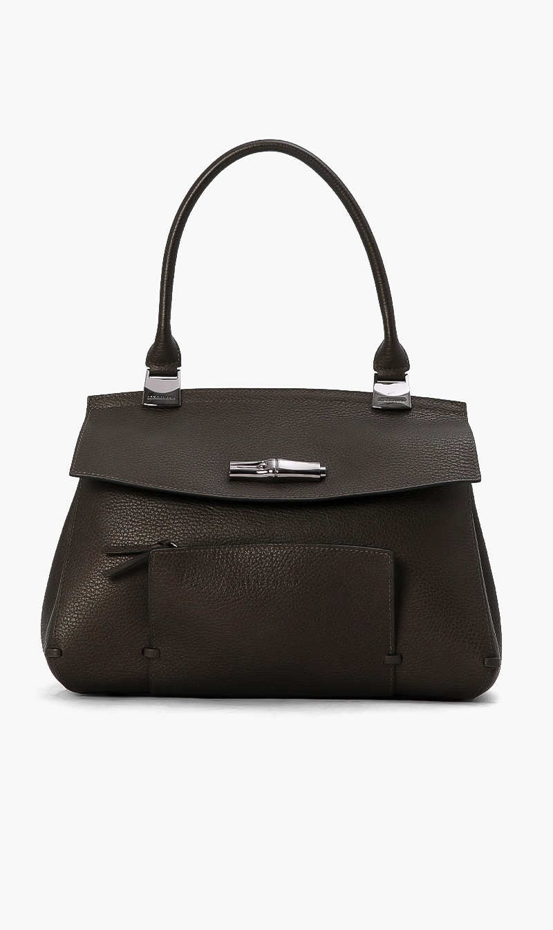 

Longchamp Khaki Leather Bag