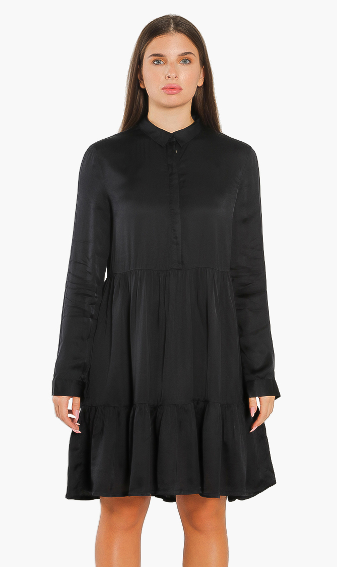 

Replay Satin Effect Shirt Dress