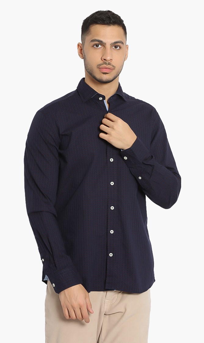 

Hackett London Ink Dobby Slim Fit Shirt