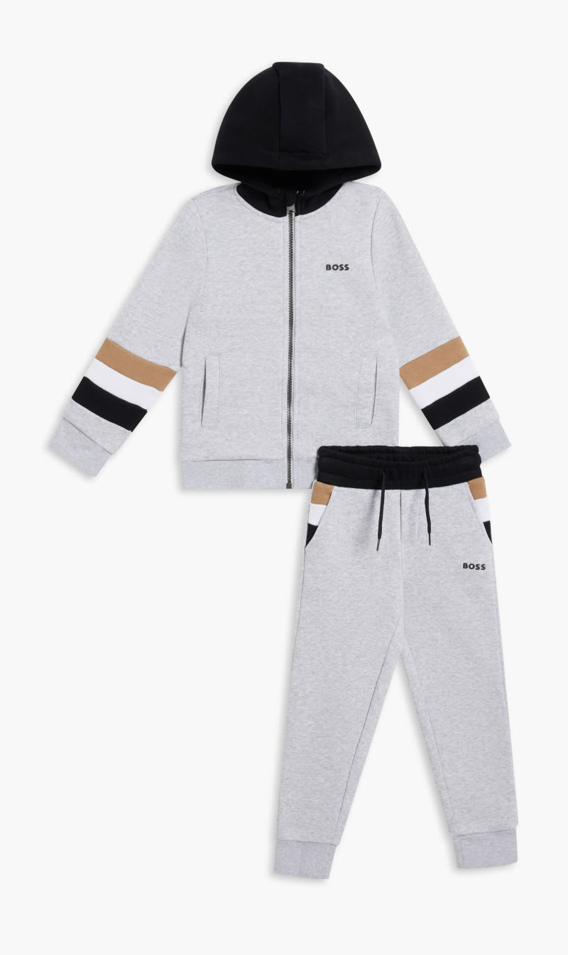 

Hugo Boss Grey Set Hoodie + Pant for Boys | The Deal Outlet