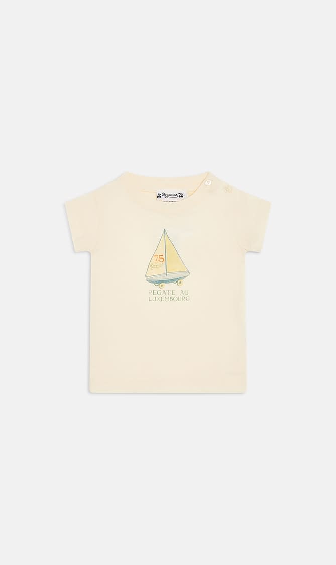 

Bonpoint Beige T Shirt Tom for Boys | The Deal Outlet