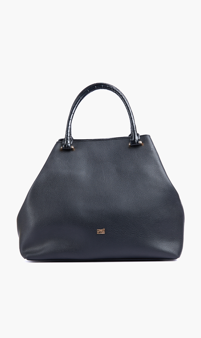 

Cavalli Class Handbag Grained Calfskin Black
