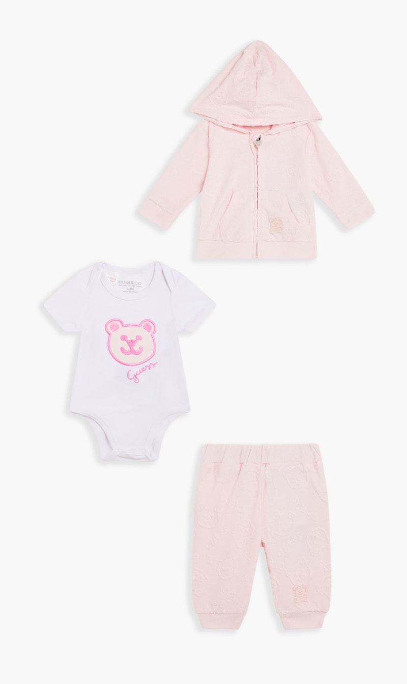

Guess Pink Bodypant Sweatshirt Set | The Deal Outlet