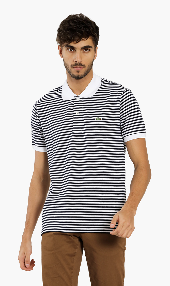 

Lacoste Classic Fit Stripes Polo Shirt