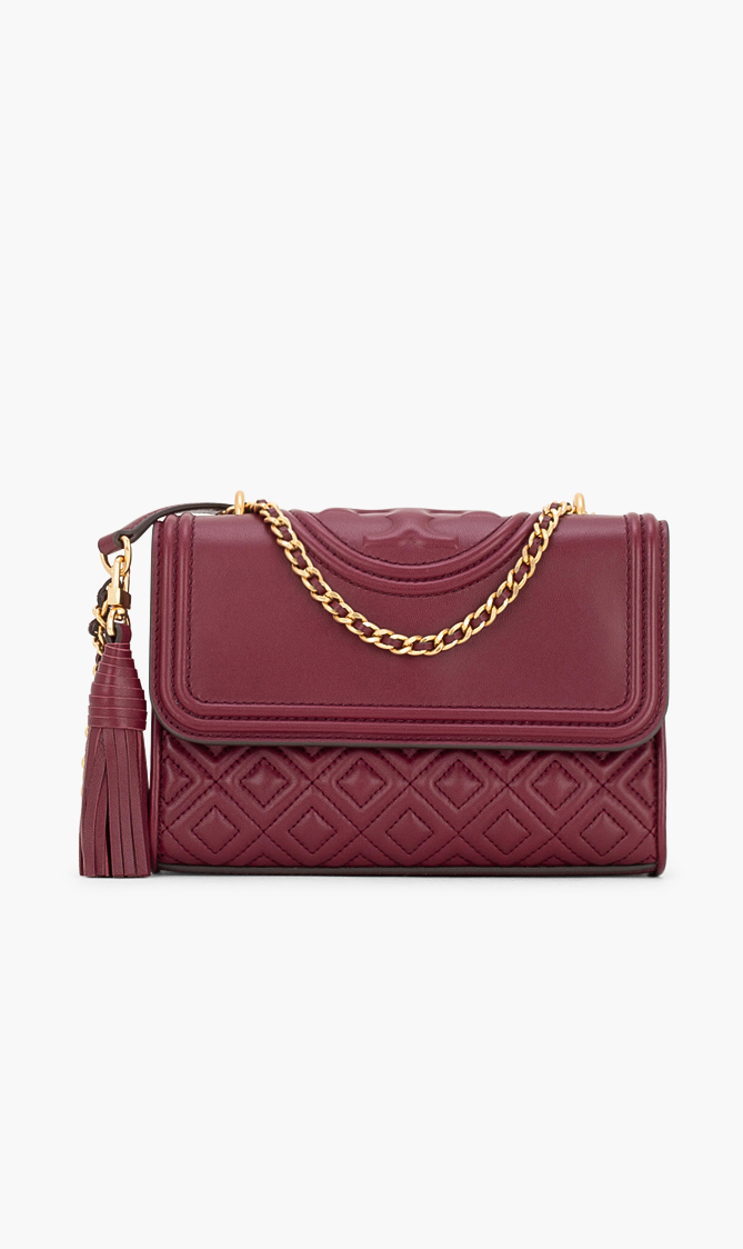 

TORY BURCH Fleming Small Convertible Shoulder Bag - Light Taupe