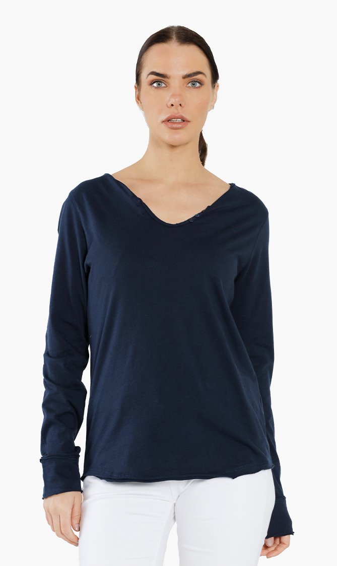 

Zadig & Voltaire Tunisien Skull Long Sleeves T-shirt