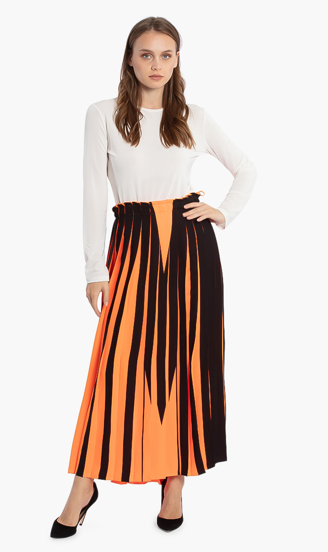 

Maison Margiela Pleated Long Skirt