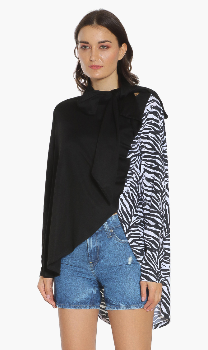 

Maison Margiela Zebra Print Blouse