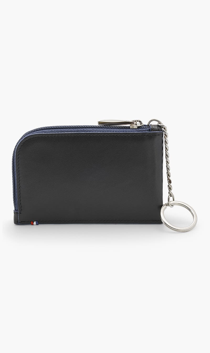 

St Dupont Black Line D Slim Coin Purse + Key Ring for Men | The Deal Outlet