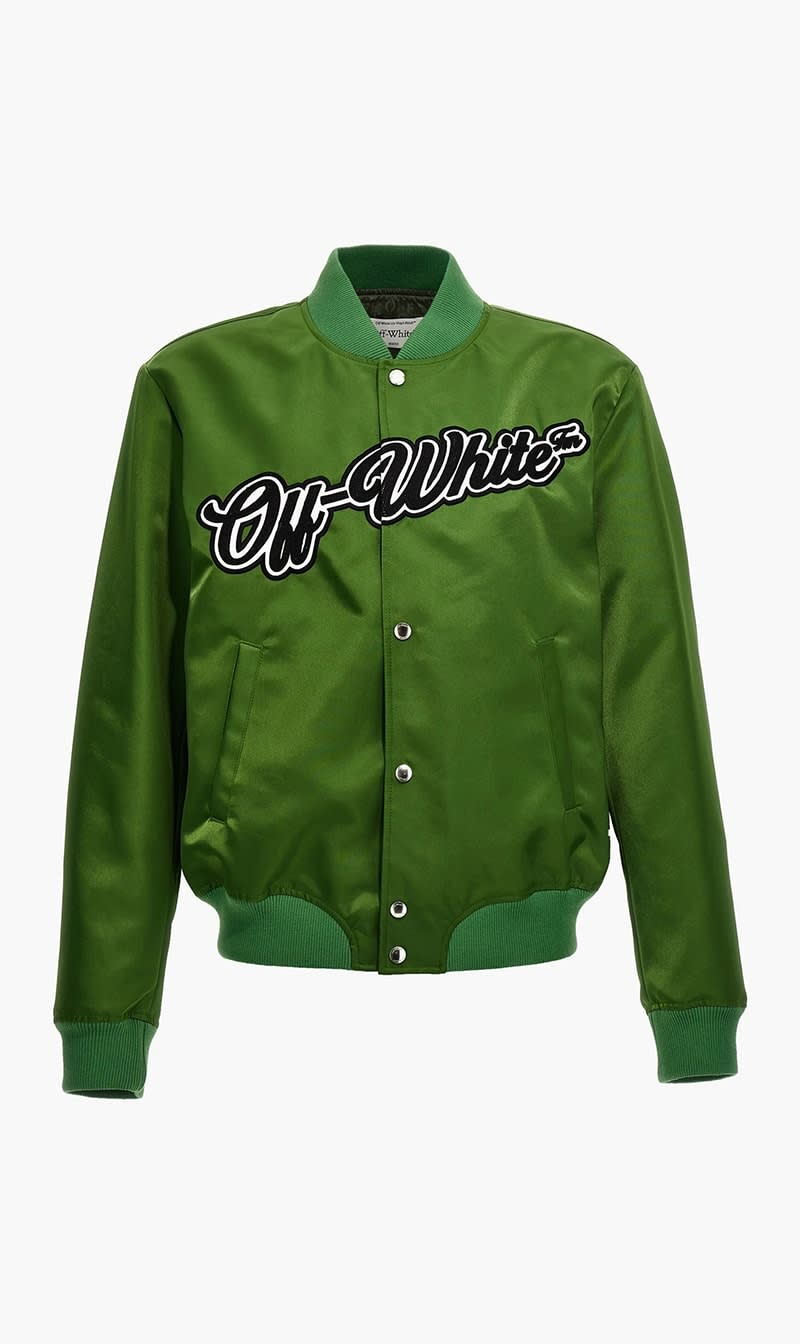 

Off-white Black Nyl Varsity Bomber Willow Bough Black for Men | The Deal Outlet