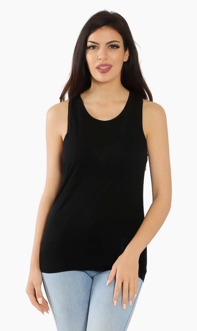 

REPLAY Gathered Back Strap Tank Top