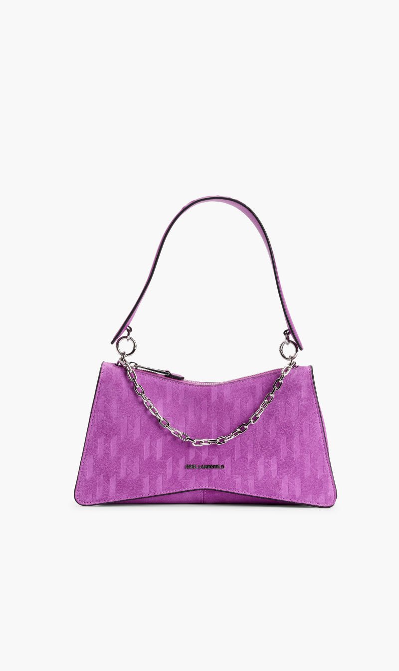 

Karl Lagerfeld Pink Kseven Element Sp Shb Suede for Women | The Deal Outlet