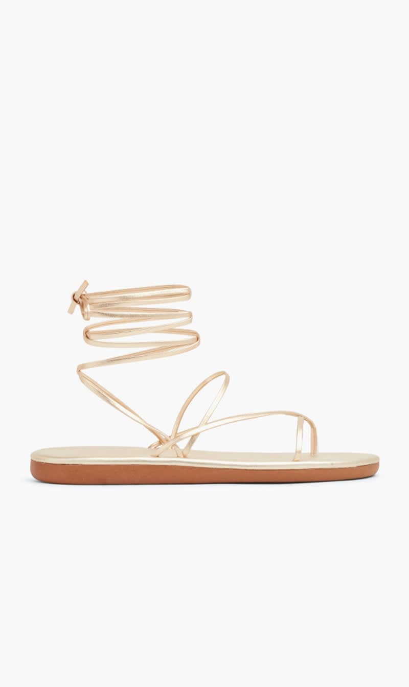 

Ancient Greek Sandals White String Flip Flop for Women | The Deal Outlet