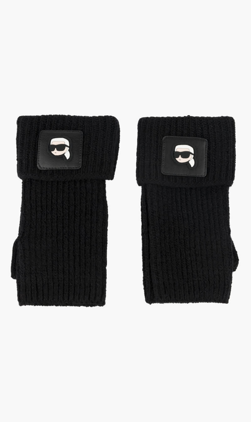 

Karl Lagerfeld Black Knitted Glove for Women | The Deal Outlet