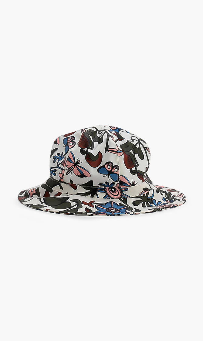 

Floral Print Bucket Hat, Pink