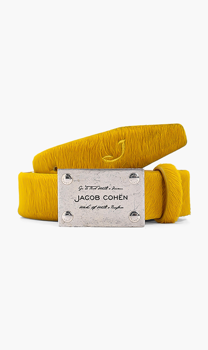 

Fur Leather Belt