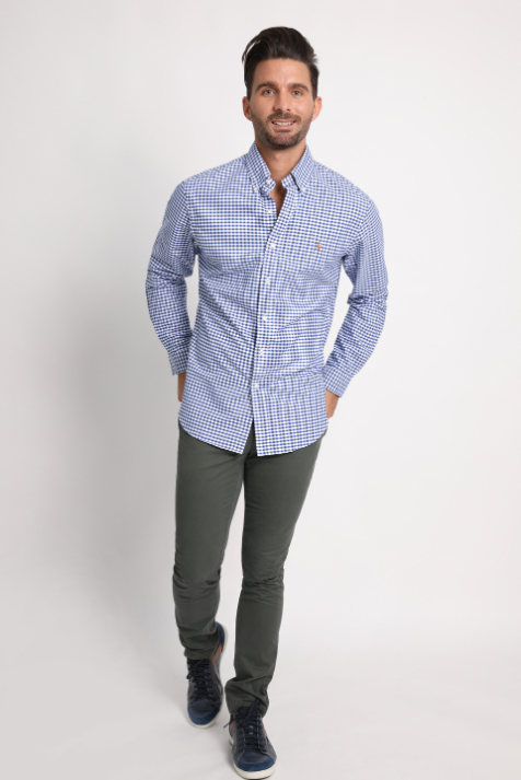 

RALPH LAUREN Checked Slim Fit Long Sleeve Shirt