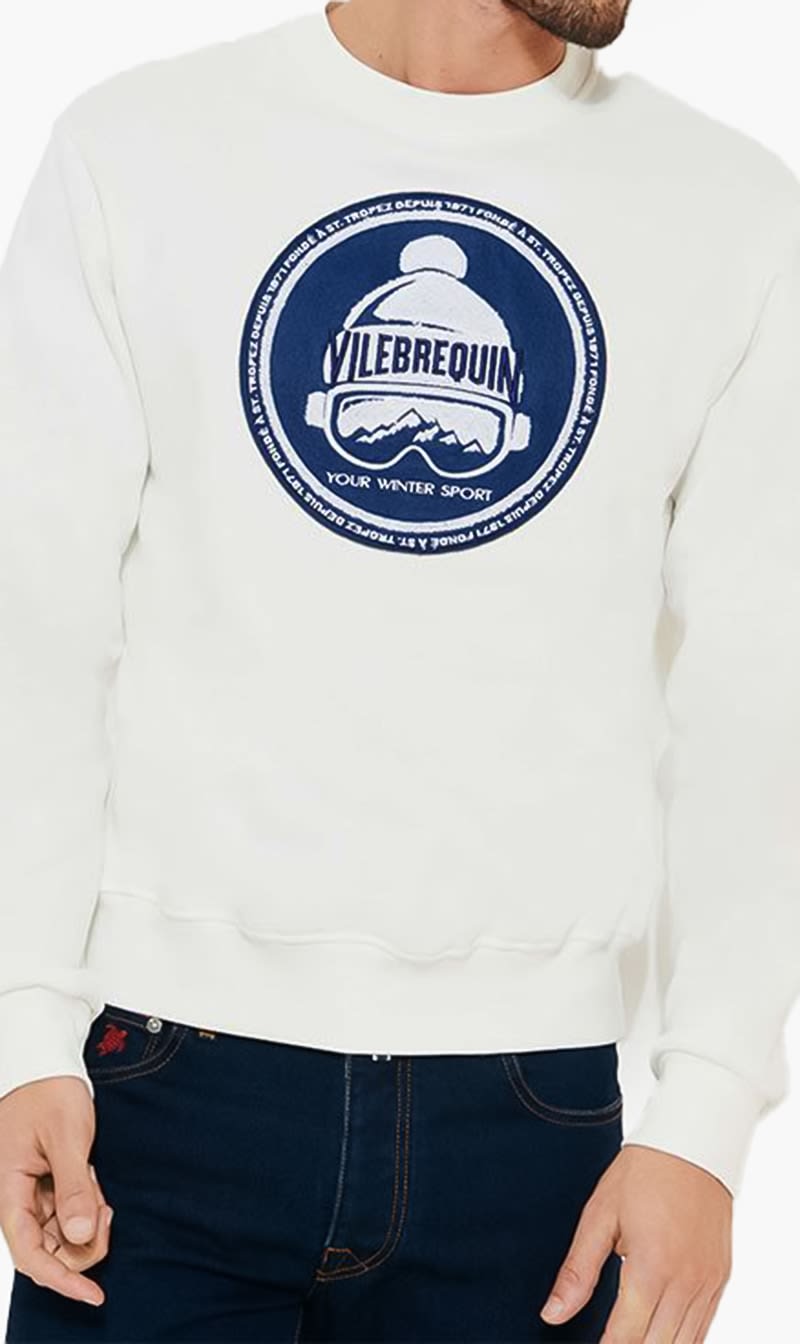 

Vilebrequin White Bornand Sweatshirt for Men | The Deal Outlet