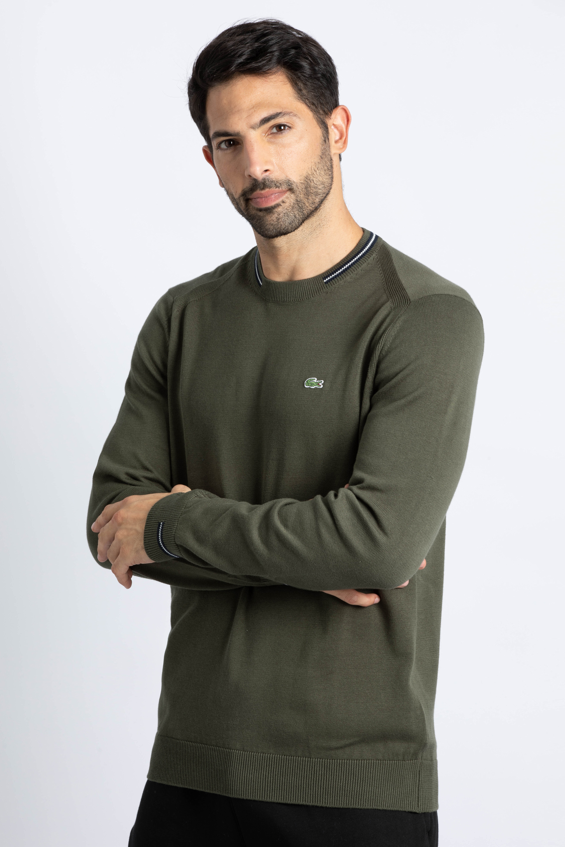 

Lacoste Crew Neck Cotton Sweater