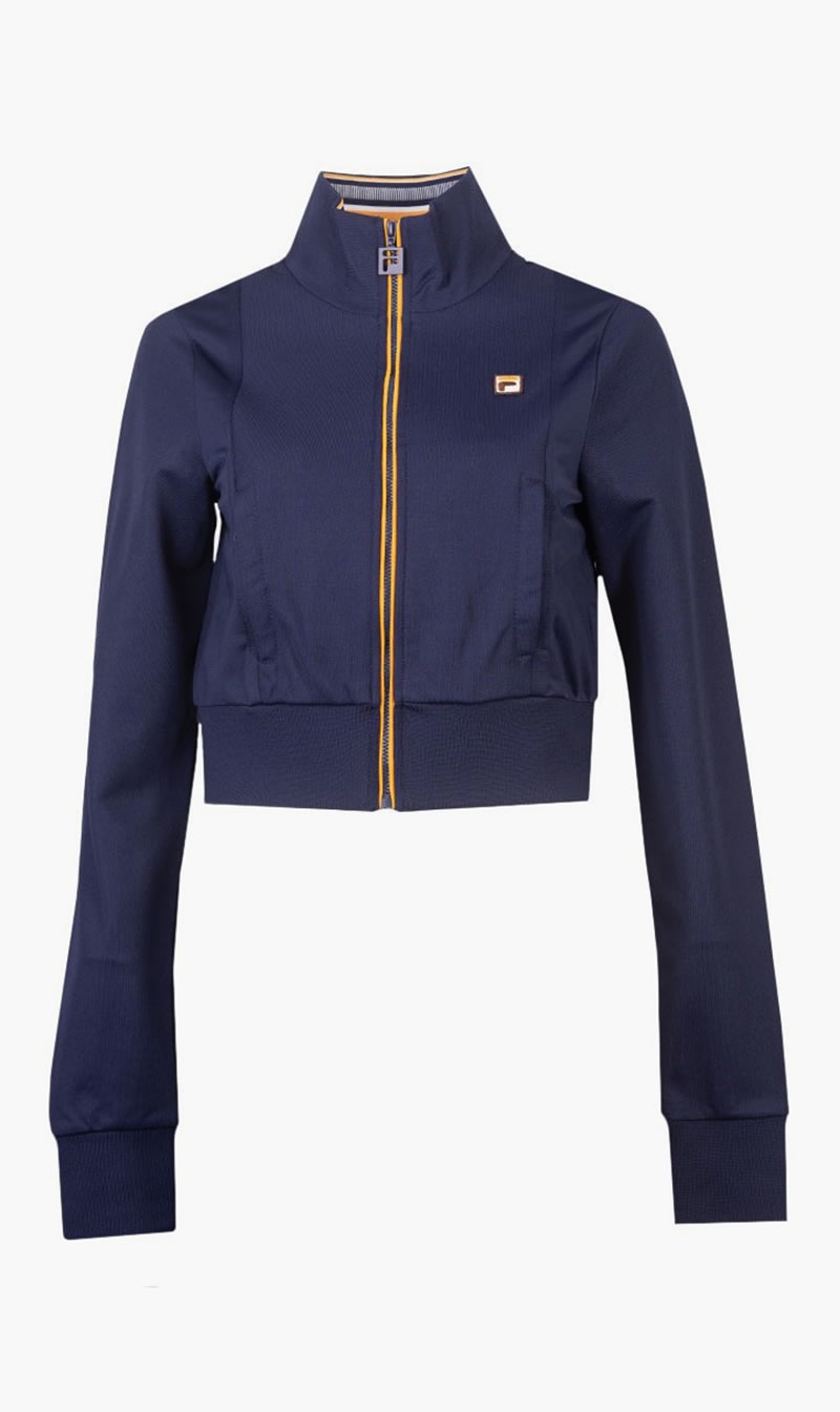 

Fila Blue Track Jacket With Zip for Women | The Deal Outlet