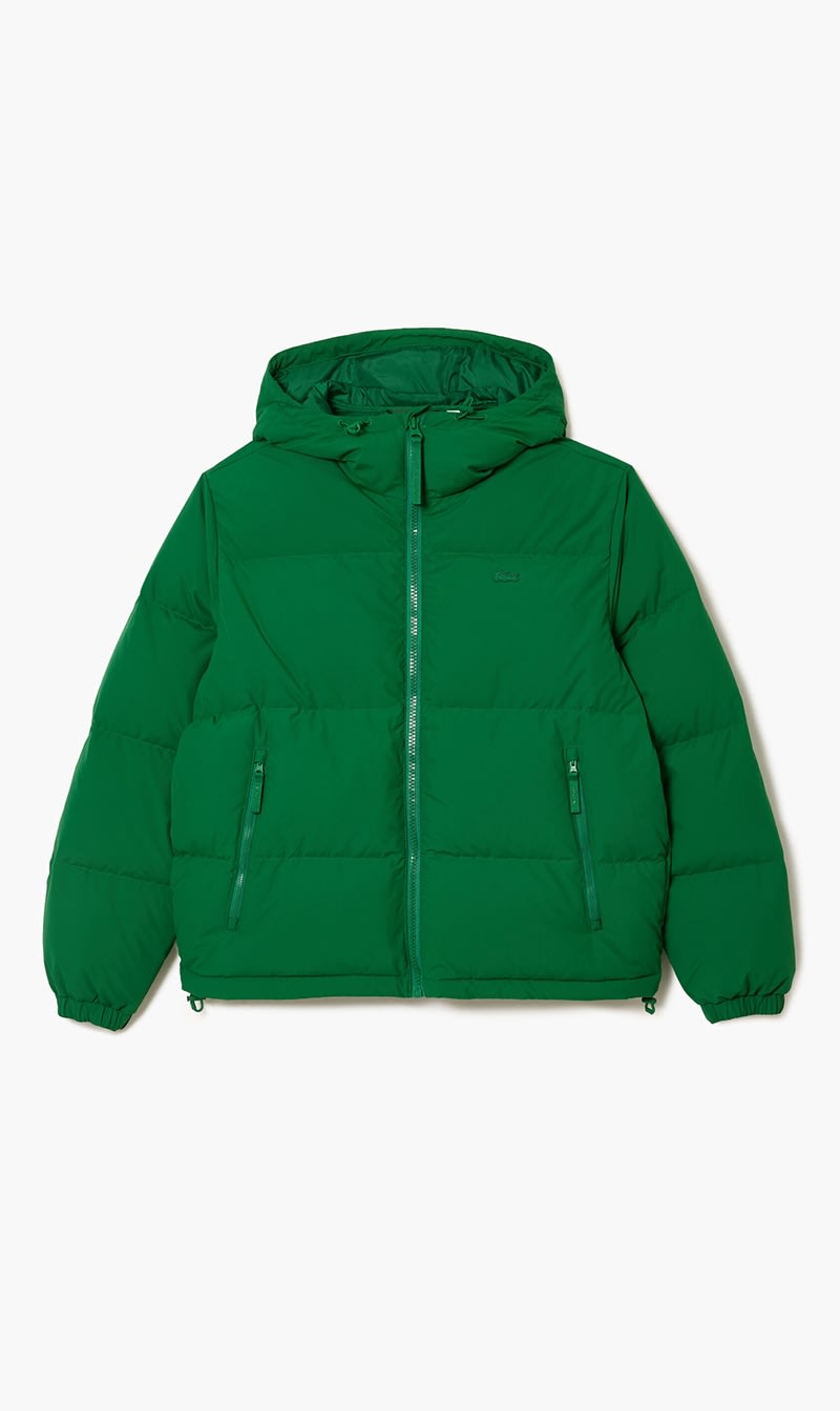 

Lacoste Green Quilted Water-repellent Short Jacket for Men | The Deal Outlet