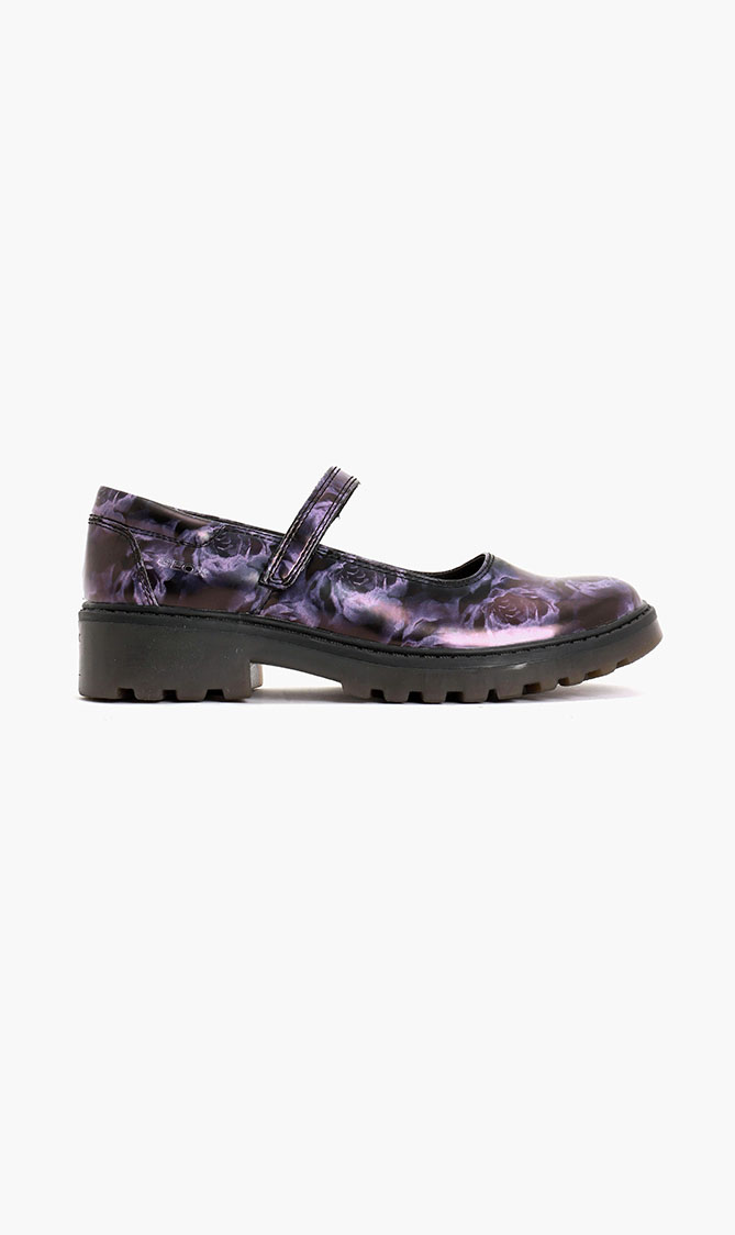 

Geox Casey Printed Leather Flats