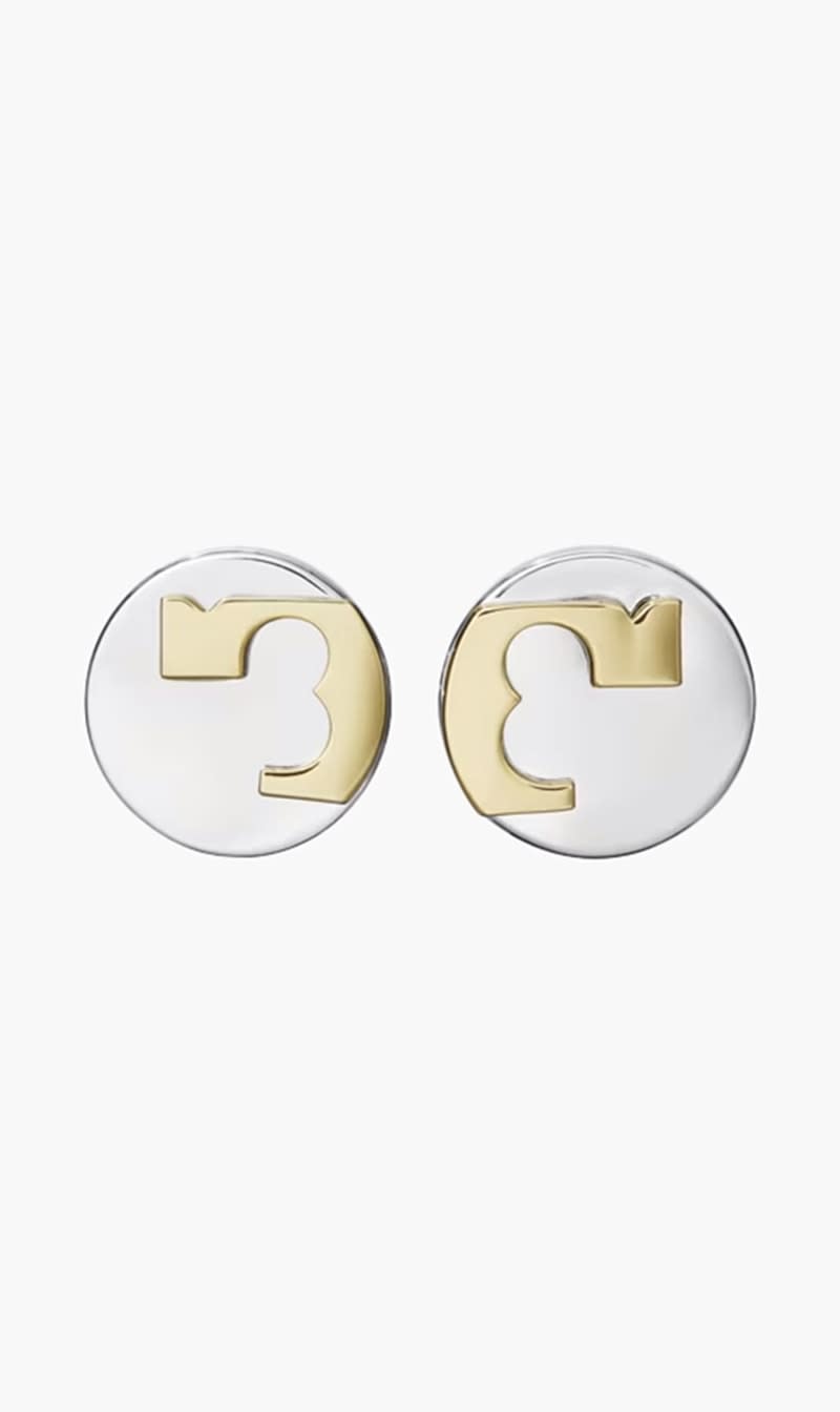 

Tory Burch Gold Essential Stud Earrings for Women | The Deal Outlet