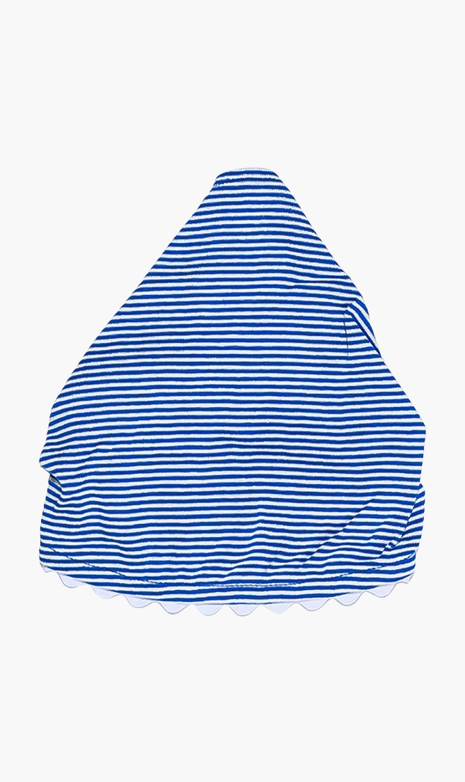 

Petit Bateau Blue Striped Headscarf for Girls | The Deal Outlet