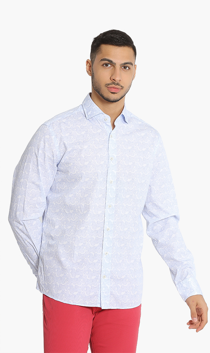 

Hackett London Paisley Print Slim Fit Shirt