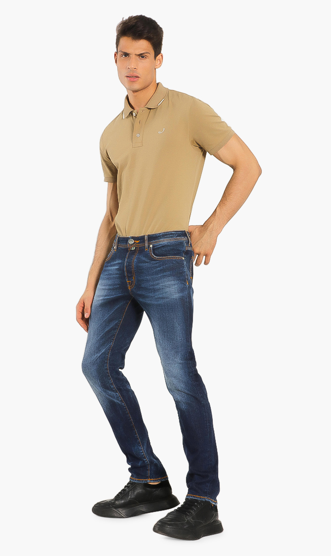 

Jacob Cohen Royal Button Fly Stretch Jeans