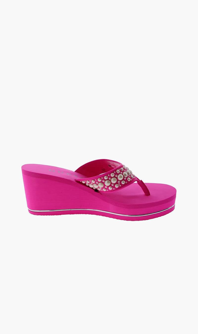 

Guess Pink Silus Eva Sandals for Women | The Deal Outlet