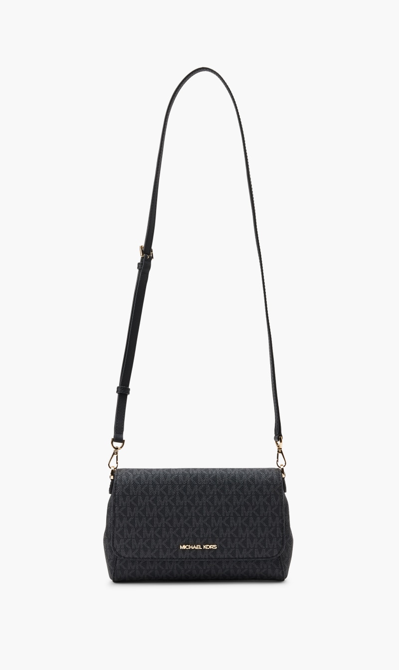 

Leather Crossbody Bag, Black