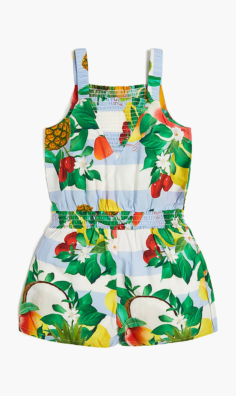 

Floral Sleeveless Jumpsuit, Green