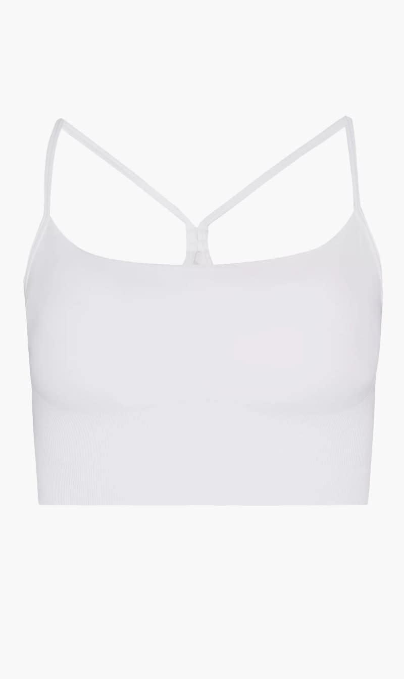 

Sweaty Betty White Spirit Restored Yoga Bra for Women | The Deal Outlet