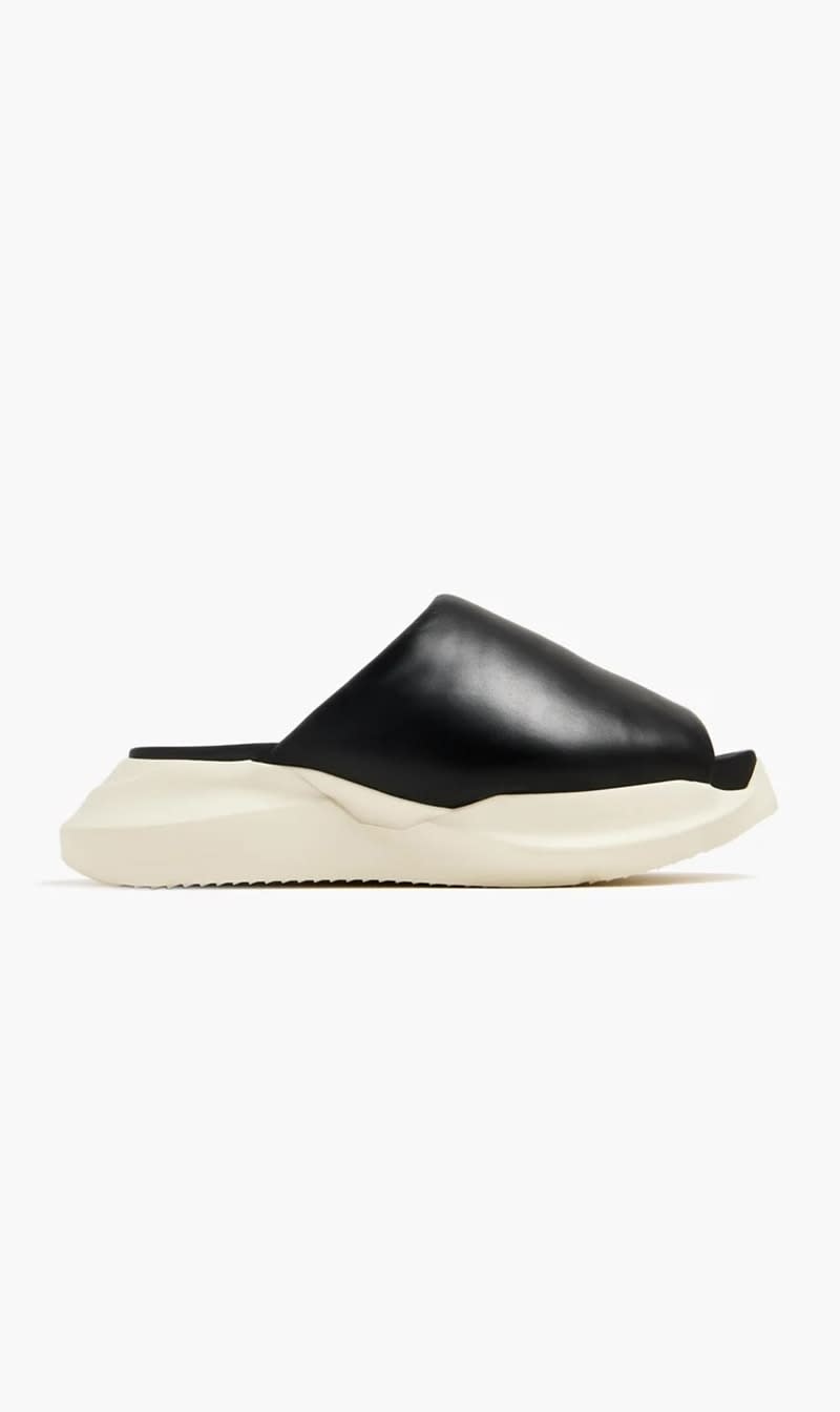 

Rick Owens Black Geth Puffer Slides for Men | The Deal Outlet