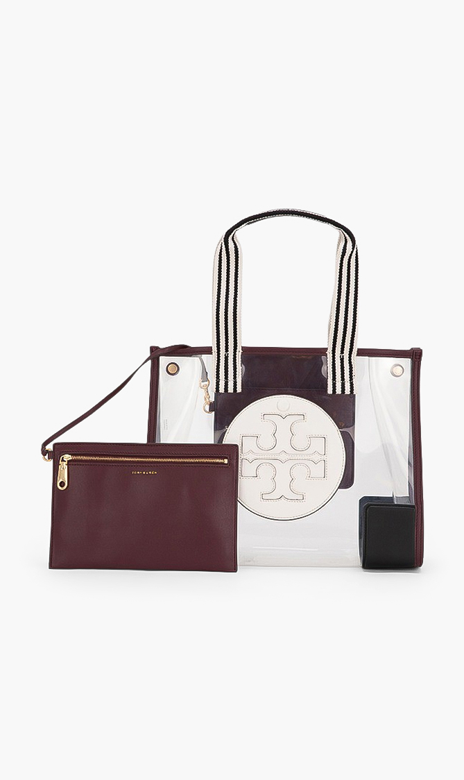 

Tory Burch Ella Clear Small Tote Bag
