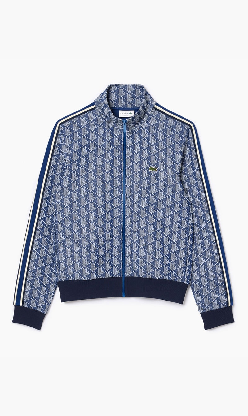 

Lacoste Blue Paris Zip-up Jacquard Track Jacket for Men | The Deal Outlet