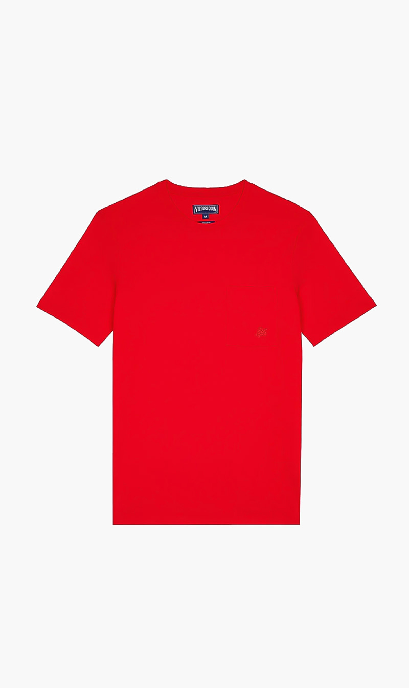 

Regular Fit Cotton Solid T-shirt, Red