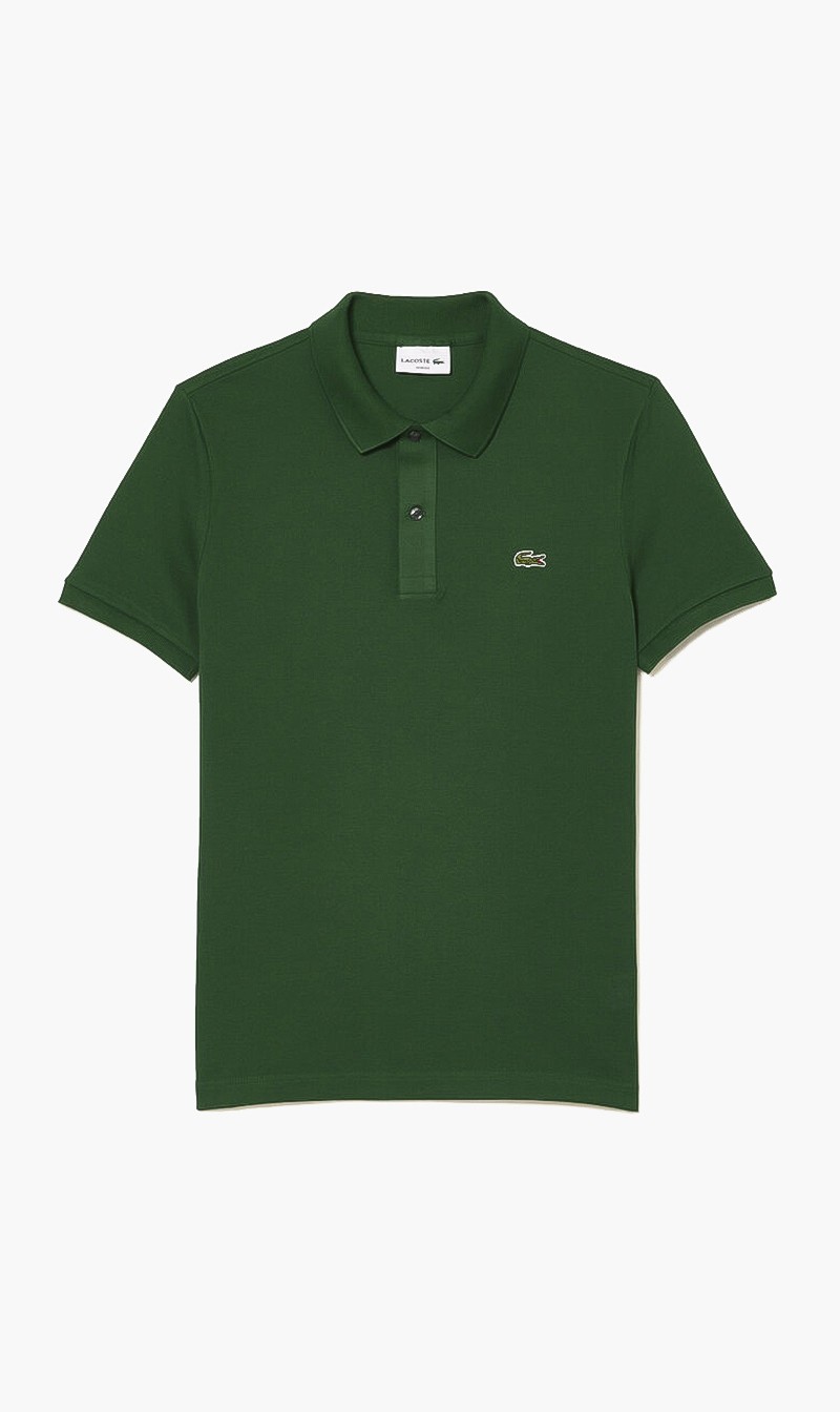 

Cotton Pique Slim Fit Polo Shirt, Green