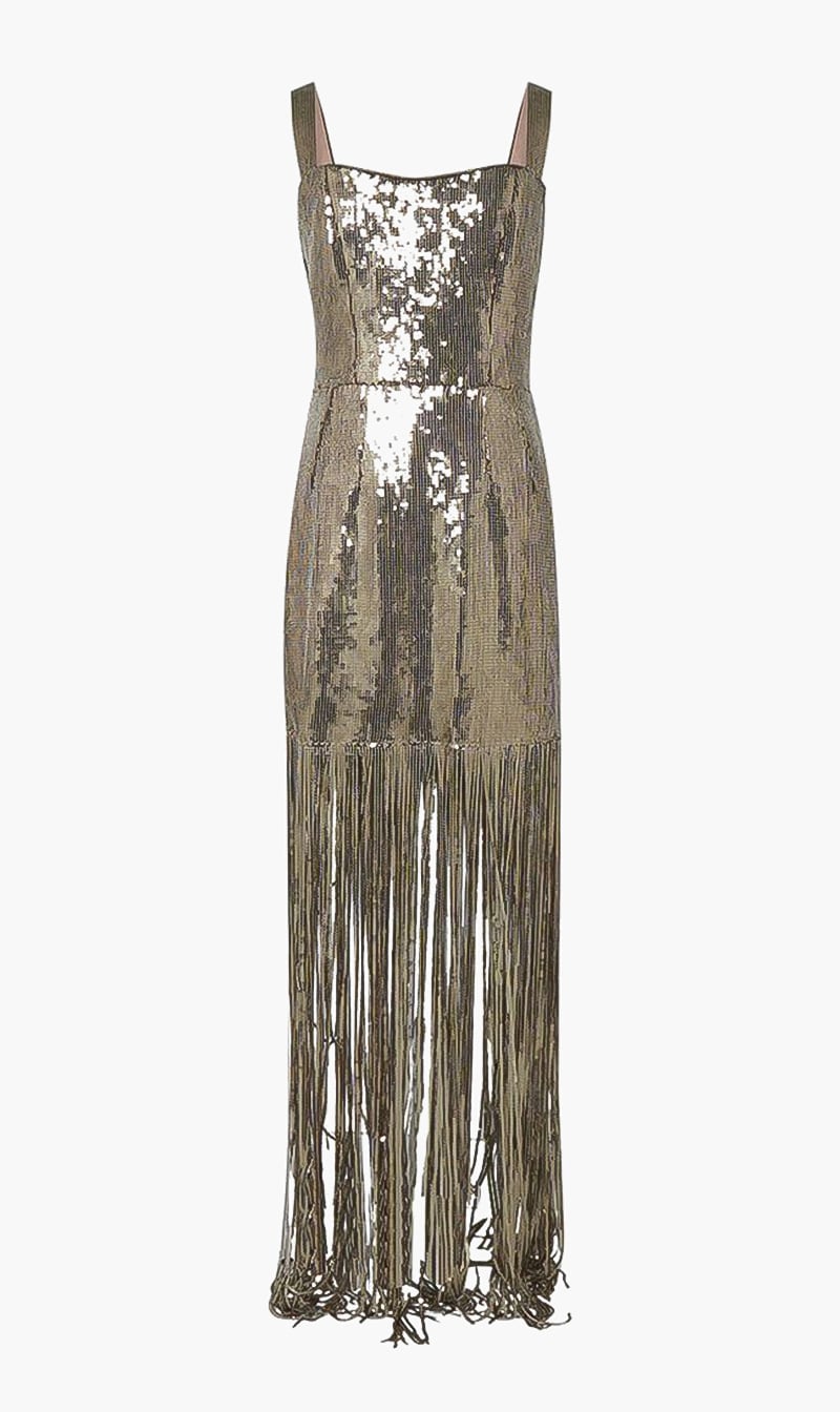 

Cherie Maxi Dress, Gold