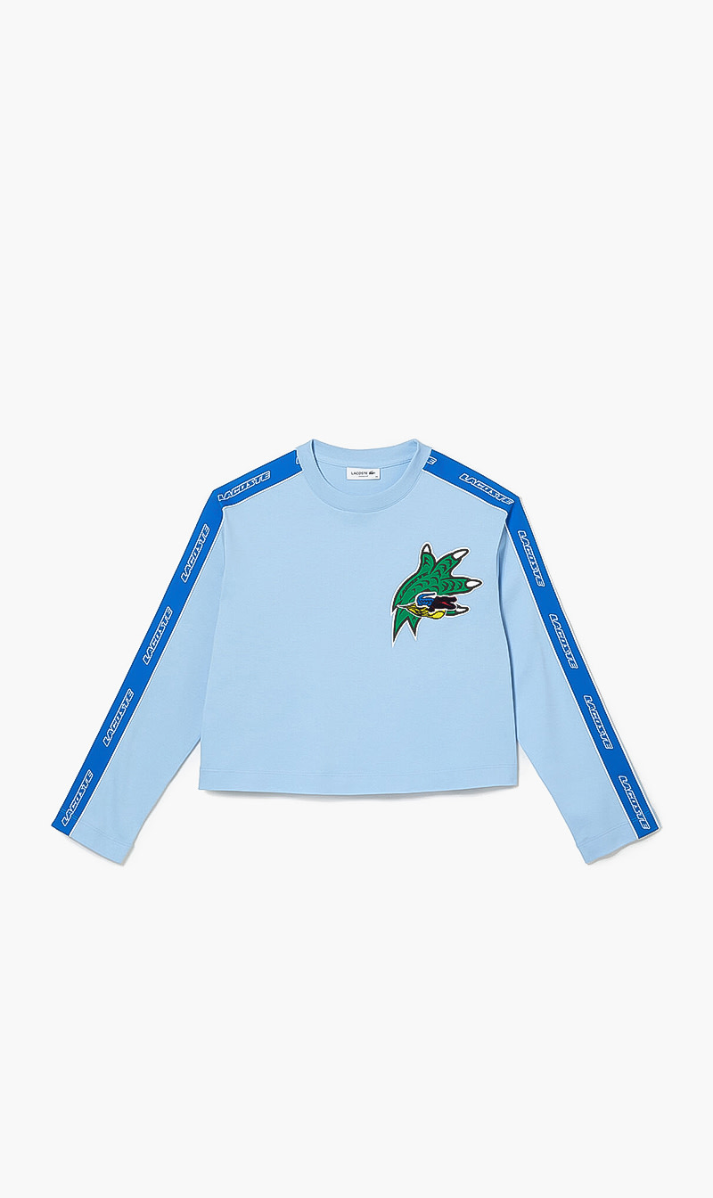 

Lacoste Blue Loose Fit Sweatshirt for Women | The Deal Outlet