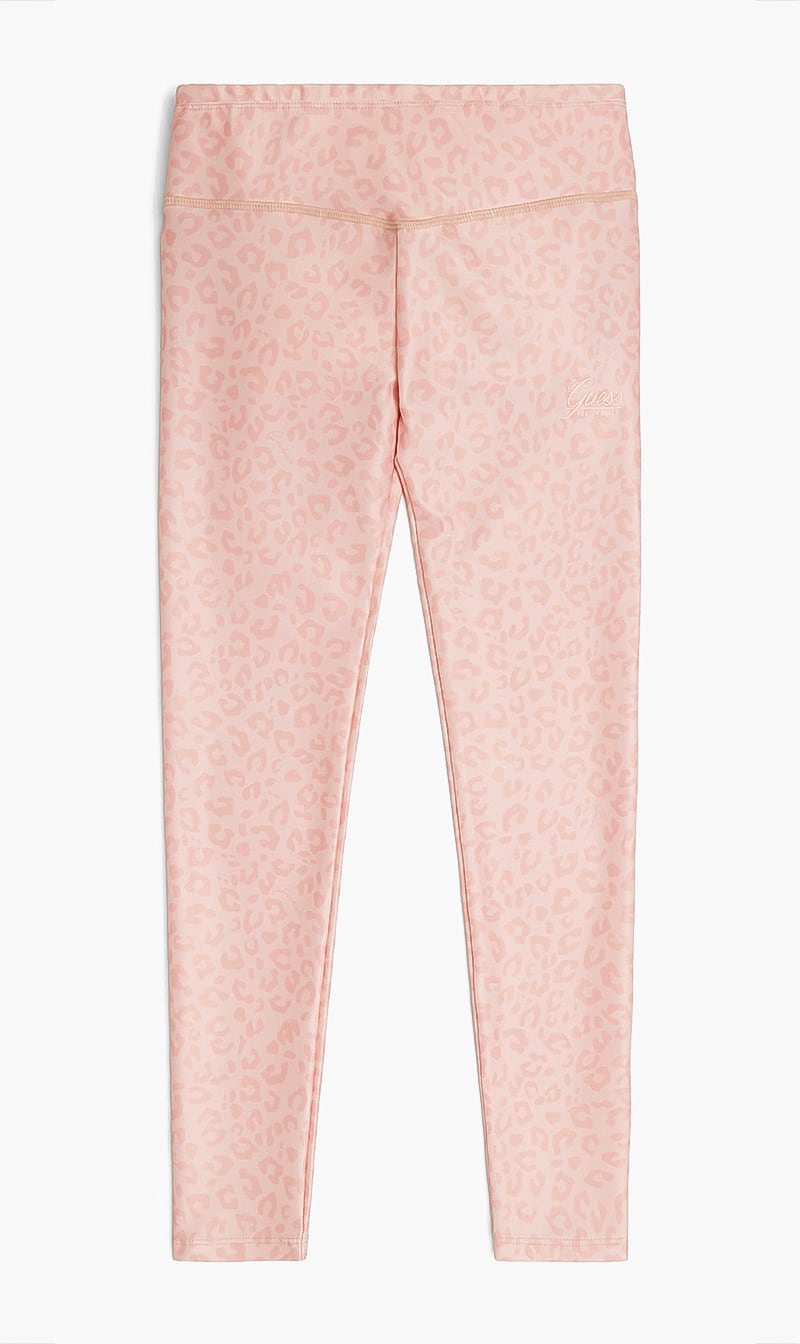 

Leopard Print Leggings, Pink