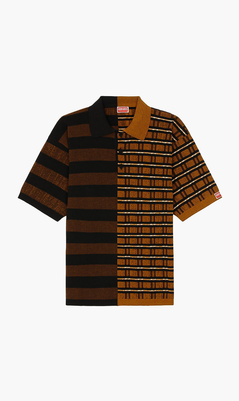 

Striped Oversized Polo T-shirt