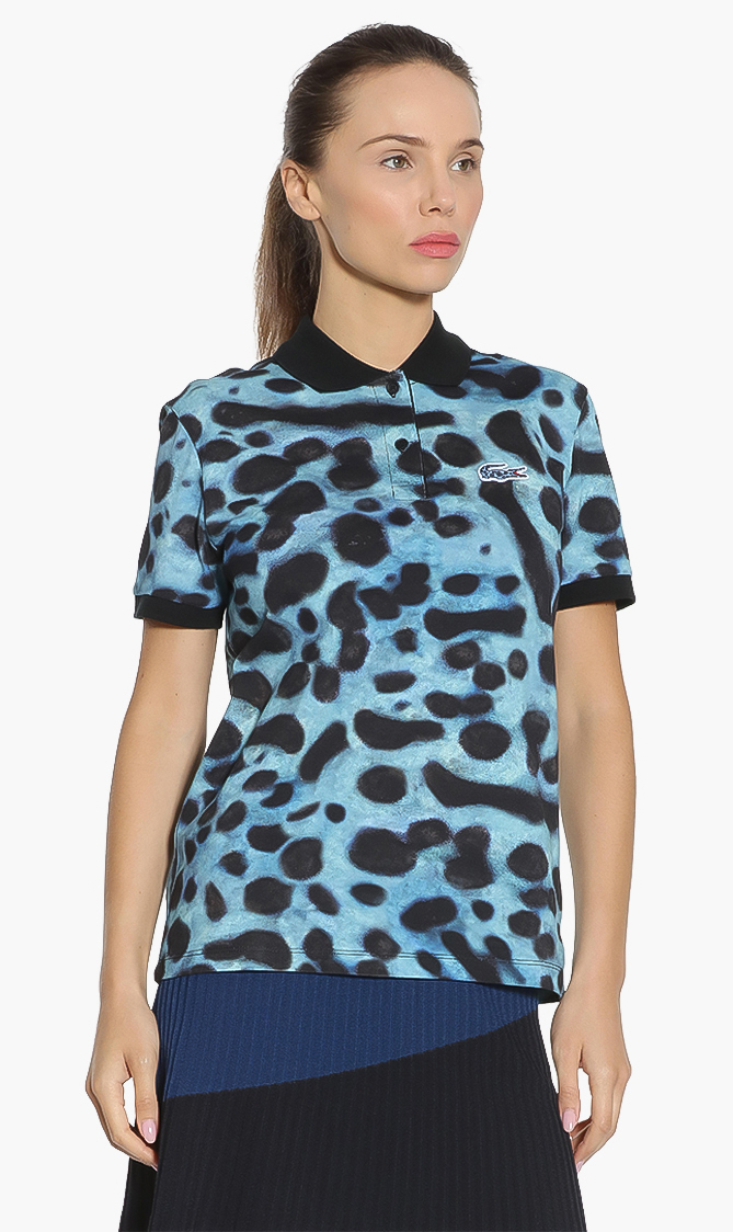 

Lacoste X National Geographic Animal Print Polo Shirt