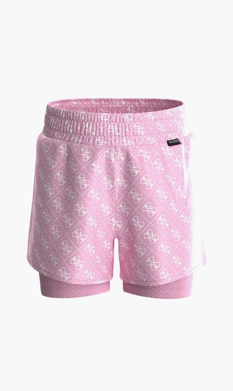 

Guess Pink Active Shorts for Girls | The Deal Outlet