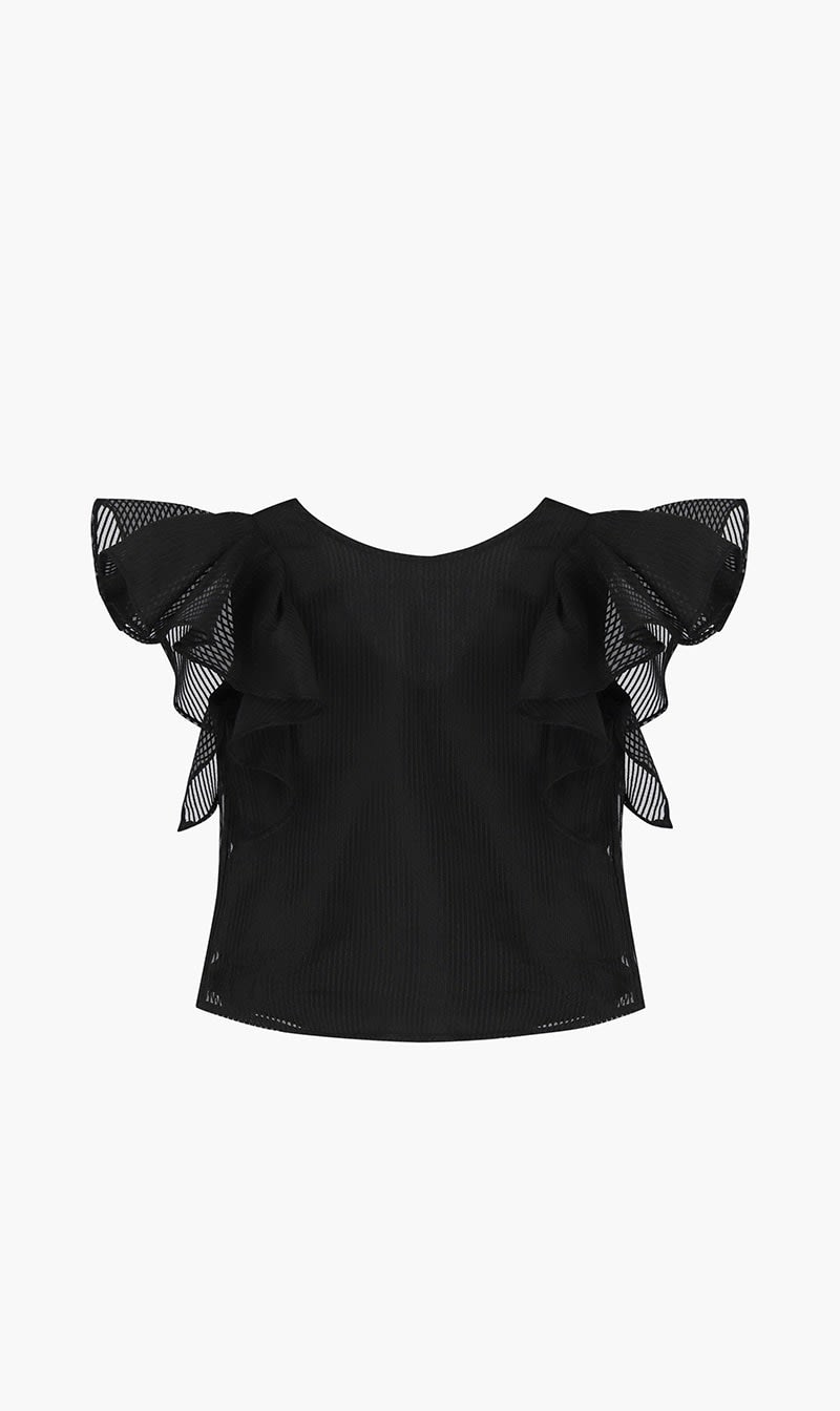 

Karl Lagerfeld Black Met Gala Top for Girls | The Deal Outlet