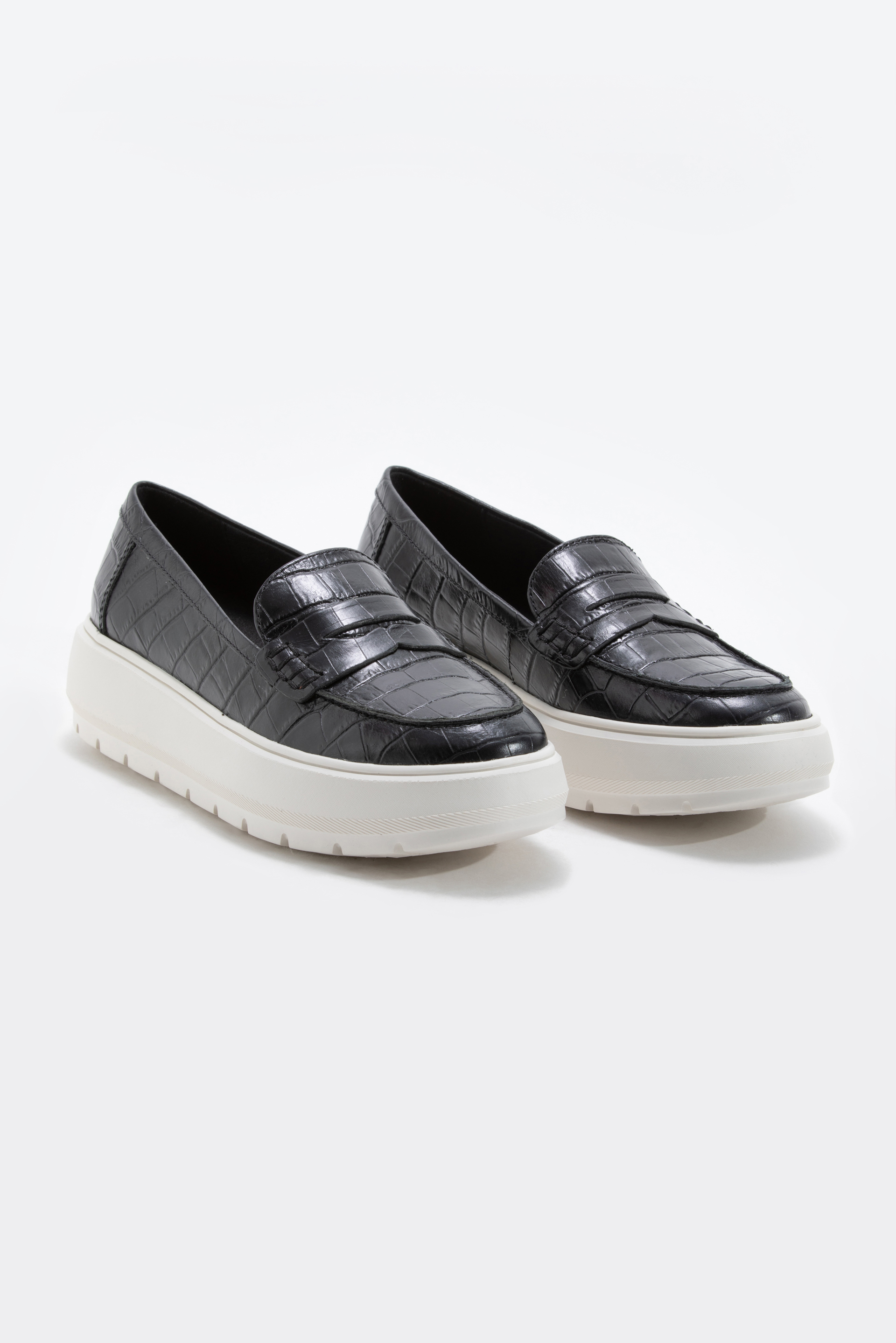 

Geox Kaula Crocodile Leather Slip-on Sneakers