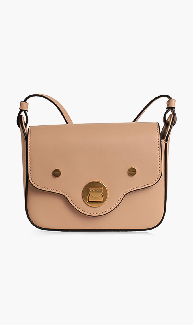 

Coccinelle Flap Leather Crossbody Bag